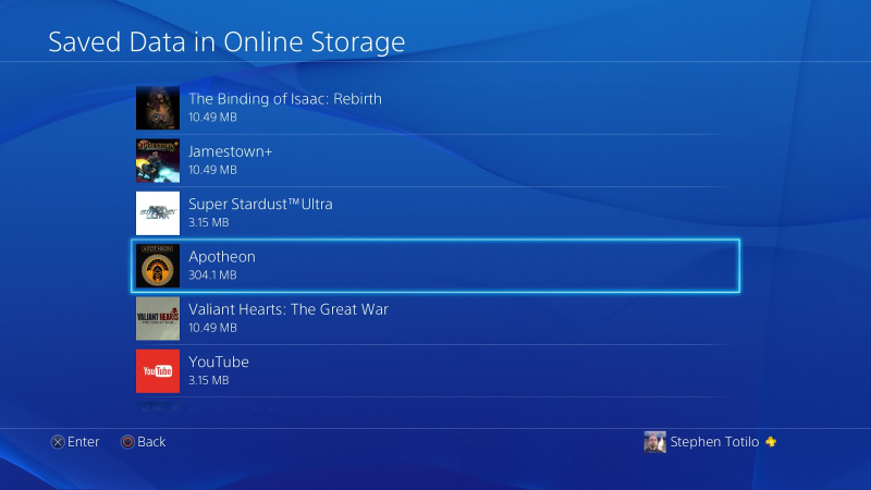 Illustration for article titled The PS4's Cloud Save System Is Inadequate